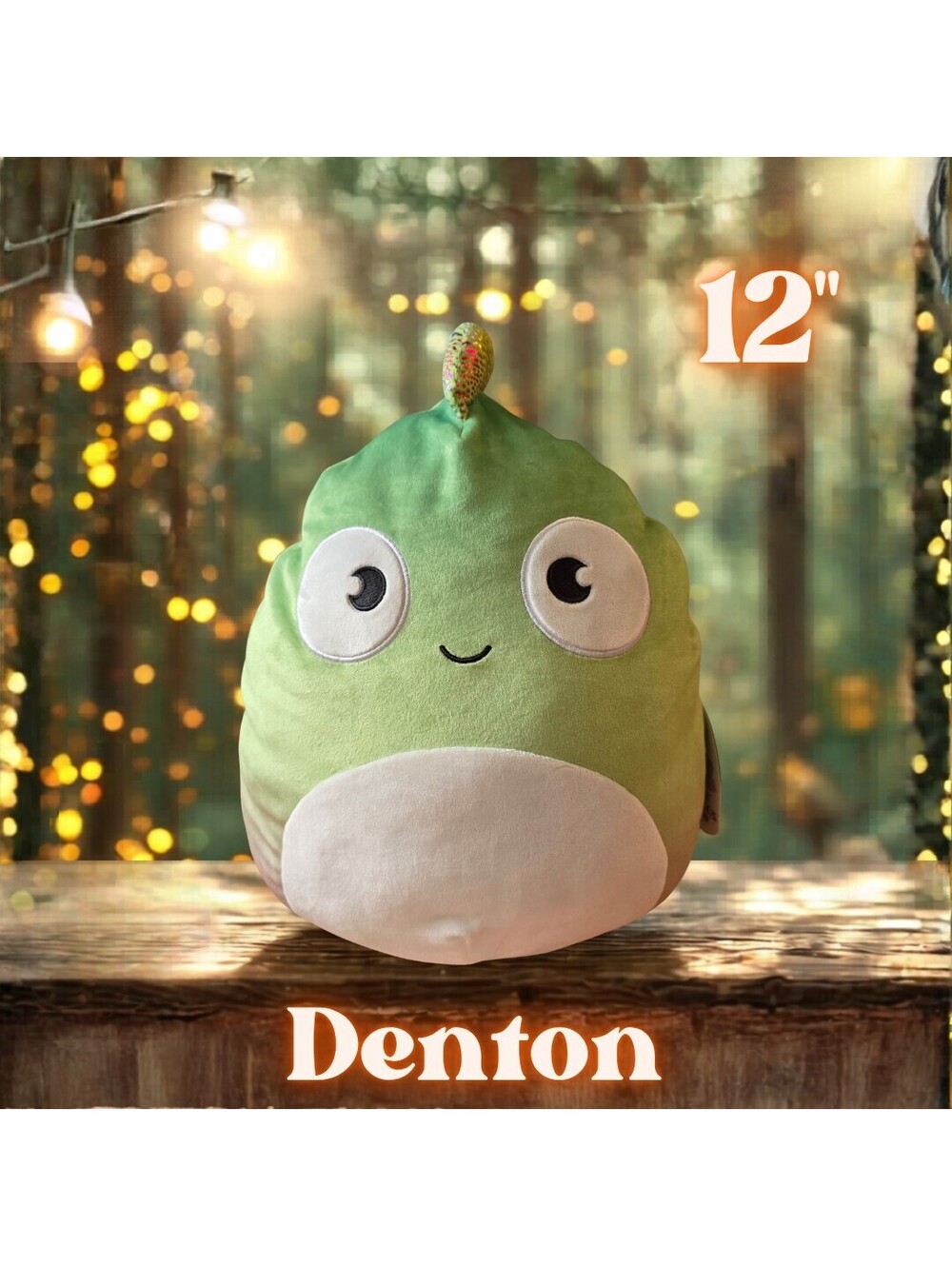 NWT Squishmallows Denton the Chameleon 12"